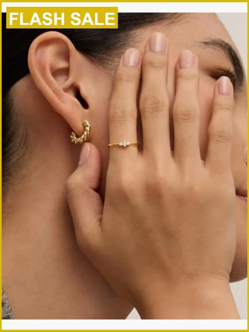 Marquise Cubic Zirconia Stackable Ring | Dainty Thin Band Jewelry